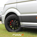 Velgenset RUUUD Craftstar 18 inch Aluminium Zwart Volkswagen Crafter 2022+