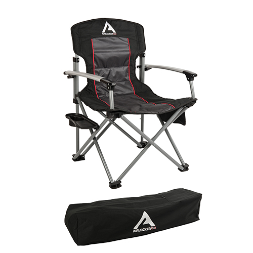 CAMPING CHAIR WITH SIDE TABLE, AIRLOCKER 