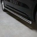 Side bars Stainless steel silver Toyota Proace City 2024+