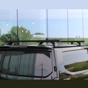 Zwart Aluminium Dakdragers Volkswagen T7 Transporter 2024+