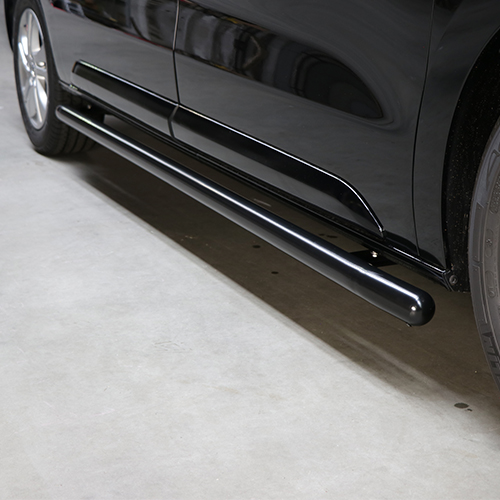 Side bars Black stainless steel Volkswagen Caddy 2004 - 2020
