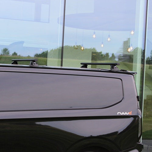 Black Aluminum Roof Bars Volkswagen T7 Transporter eHybrid 2024+